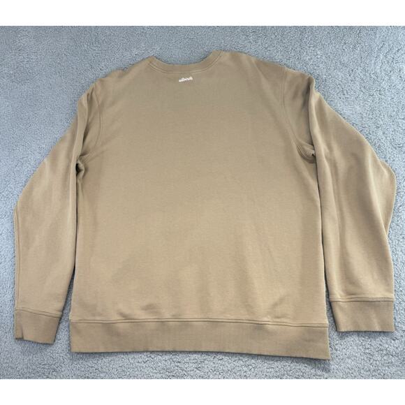 Allbirds Sweatshirt Mens Size XXL Crewneck Performance Stretch Hemp Tencel Beige - Picture 7 of 16